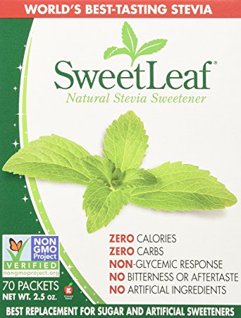 Sweetleaf Stevia 70 Piece Sweetener, 1 Count