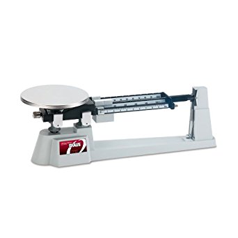 Ohaus Specialty Mechanical Triple Beam Balance, with Stainless Steel Plate, 610g Capacity, 0.1g Readability