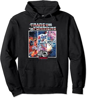 Transformers 40th Anniversary Autobot Cosmic Battle Panels Pullover Hoodie