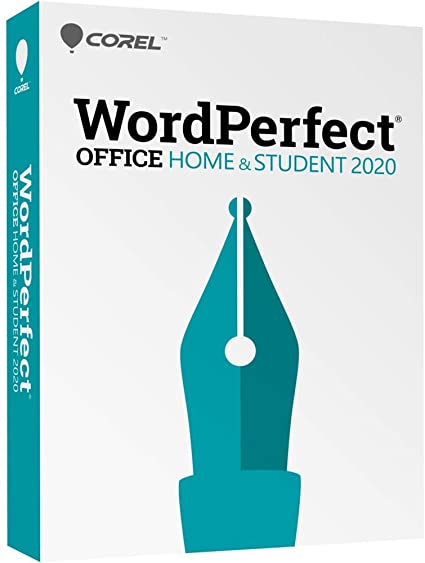 Corel WordPerfect Office 2020 Home & Student | Word Processor, Spreadsheets, Presentations | Newsletters, Labels, Envelopes, Reports, eBooks [PC Disc]