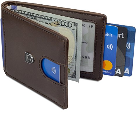 TRAVANDO Money Clip Wallet ORLANDO Mens Wallet slim Front Pocket RFID Blocking Card Holder Minimalist Mini Bifold Gift Box