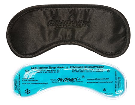 Daydream Basic Sleep Mask with Cool Pack, Black
