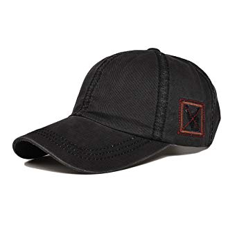 VOBOOM Outdoor Baseball Caps for Men Women Washed Cotton Trucker Hat Adjustable Dad Hat