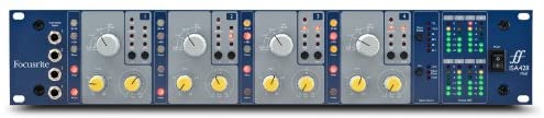 Focusrite ISA428 MkII Four-Channel Mic Preamp Supporting Optional Eight-Channel A-D Converter