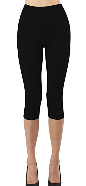 iLoveSIA Women's Capri Tights Workout Yoga Leggings XS S M L XL 0XL 1XL 2XL 3XL