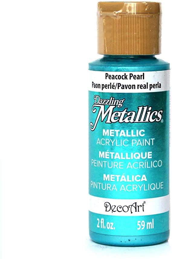 DecoArt DA314-3 Dada314-3 Paint Acrylic Peacock Pearl 2 Oz