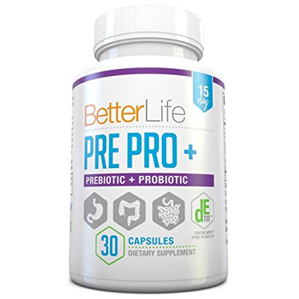 PreProPlus Prebiotics And Probiotics in One Bottle, Patented De111 And PreforPro Clinically Proven To Ensure Each Live Organism Truly Works In Your Gut