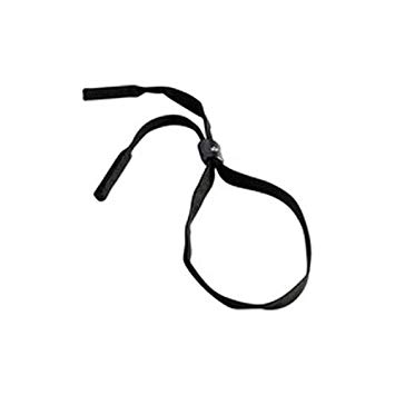 Bollé CORDC Adjustable Black Neck Cord, Rubber Tips, 100% Polyester