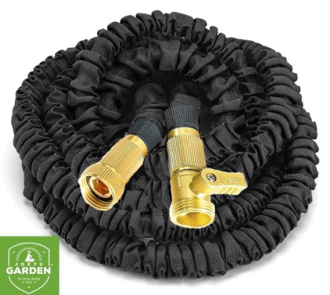 50 Ft Shrinking Garden Hose By Joeys Garden - Amazons Best Expanding Water Hose Easy To Use  Flexible and Lightweight Auto Expanding Contracting Hose