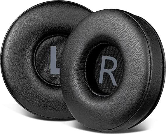 SOULWIT PU Ear Pads Replacement for JBL Tune 600BTNC/T500BT/510BT/JR300, for Sony WH-CH500/CH510/MDR-ZX110/ZX330/V150/V250/DR-BTN200, for Sennheiser HD25/HD250BT/HMD25/Urbanite On-Ear, for AKG Y50/Y55