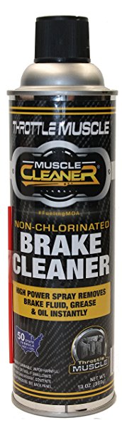 Throttle Muscle TM8487 - Brake Parts Cleaner 50 State Compliant Non-Chlorinated 13 Oz