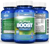 All Natural Testosterone Booster for Men From Alpha Nutraceuticals - Increase Energy Drive and Lean Muscle Mass - 1820 Mg of Proprietary Blended Ingredients Clinically Proven to Naturally Increase Testosterone - 30 Day Supply - Order Risk Free
