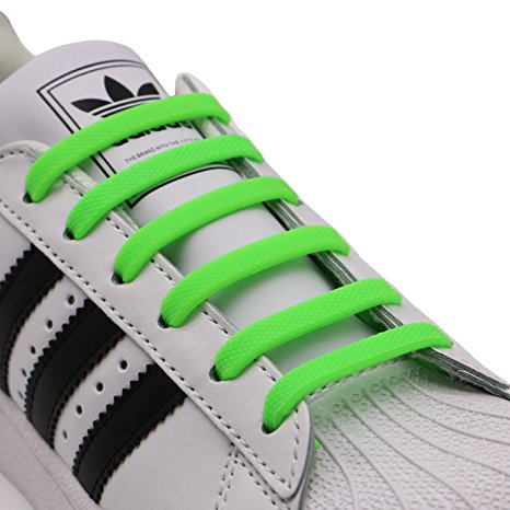 INMAKER No Tie Shoelaces for Kids and Adults, Elastic Shoelaces for Sneakers, Silicone Flat Tieless Running Shoe Laces