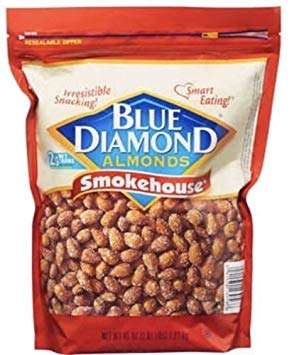 Blue Diamond Almonds Smokehouse, 45 OZ