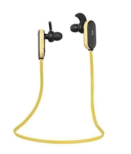 NeoJDX Wingz - Sweat Proof and Water Proof Bluetooth Headphones - Wireless Earbuds for Working Out Running Gym - Black