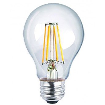 Luxrite LR21237 LED Filament A15 Light Bulb, 2-Watt Equivalent To 25w Incandescent Light Bulb, A15 Shaped Clear Light Bulb, Warm White 200 Lumens 2700K, 280° Beam spread degree, 15,000 Hour Life, E26 Medium Base, 1-Pack