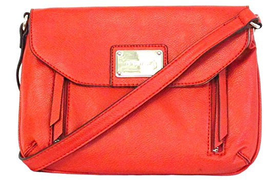 Nine West City Zip Crossbody (Red)