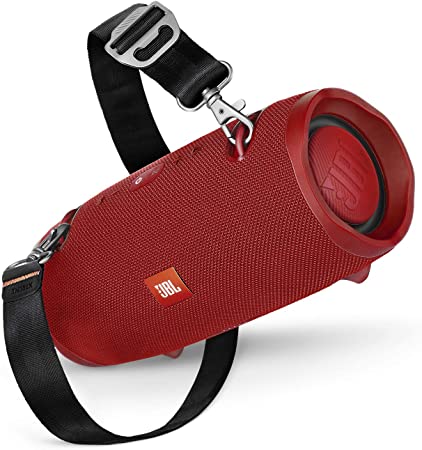 JBL Xtreme 2 Bluetooth Speaker with Rechargeable Battery– Waterproof – Carry Strap Included – Red