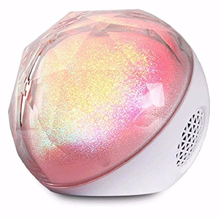 Bluetooth Speakers,ELEGIANT Hi-Fi Portable Wireless Stereo Speaker with Remote Control,LED Color Changing Ball,Build-in Rechargeable Battery,Support TF Card for iPad,iPhone,Samsung,Laptop and More