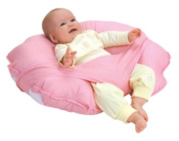 Leachco Cuddle-U - Nursing Pillow And More - Pink Pin Dot