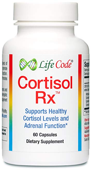 Cortisol Rx - Powerful Adrenal and Cortisol Supplement Promotes Stress Reduction, Better Sleep, Mood, Energy and More!