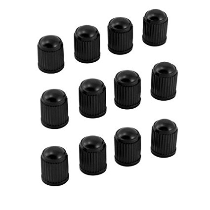 Plastic Valve Cap 22-5-00709-8A Black 4 Caps Per Package (3 Pack)