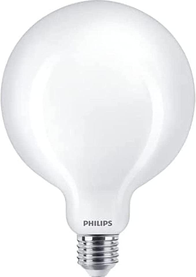 Philips LED Premium Frosted Globe G120 Light Bulb [E27 Edison Screw] 13W - 120W Equivalent, Warm White (2700K), Non-Dimmable