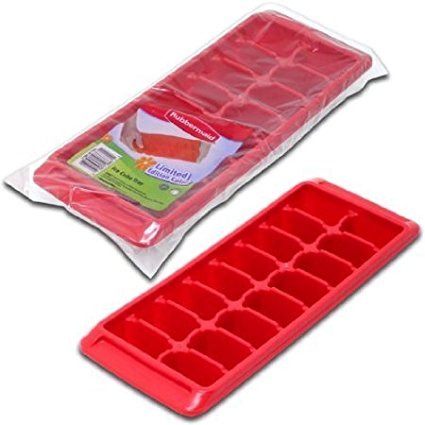 Rubbermaid Red Ice Cube Tray Limited Edition Color (Pack of 6)