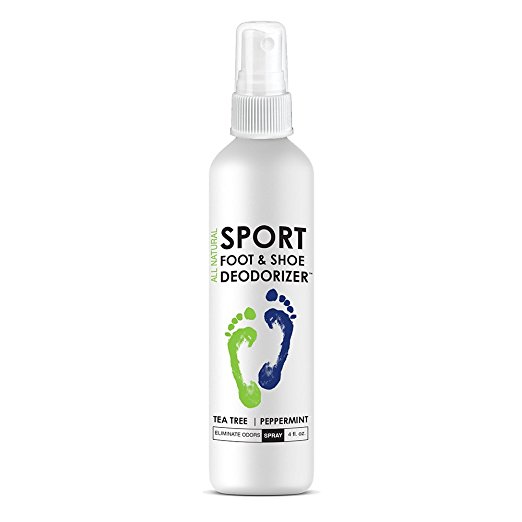 Natural Mint Foot & Shoe Deodorizer, Odor Eliminator Spray For All Shoes - Tea Tree, Peppermint, Foot Deodorant Spray Better Than Insoles, Antiperspirants, Deodorant Balls for Sneakers 4OZ