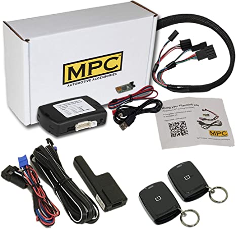 MPC Remote Start for 2010-2019 Chevrolet Cruze Plugin T-Harness - (2) 1-Button Extended Range Remotes - Up to 800' Range - Only 1 Wire Connection Needed