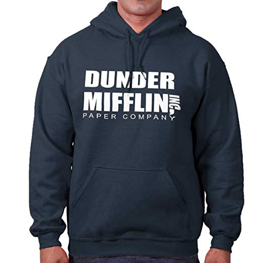 Brisco Brands Dunder Paper Company Mifflin Office TV Show Hoodie Sweatshirt