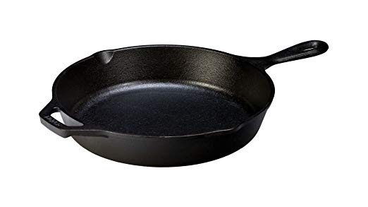 Lodge 26.04 cm / 10.25 inch Cast Iron Round Skillet/Frying Pan