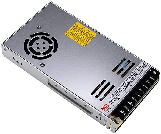 MEAN WELL LRS-350-24 DC Power Supply, 24V 14.6A 350W for 3D Printer, LED Strip Light, Industrial Control System NES/SE/S