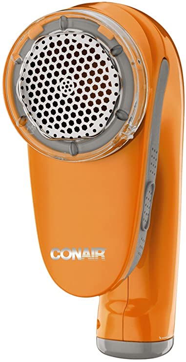 Conair Battery Operated Fabric Defuzzer/Shaver, Orange