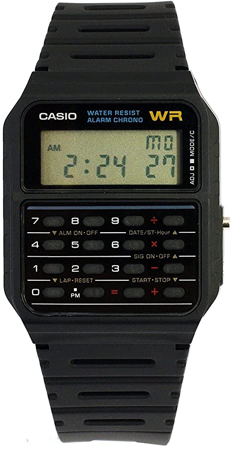 Casio Men's Vintage CA53W-1 Calculator Watch