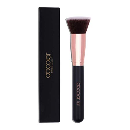 Foundation Makeup Brush Flat Top Kabuki Brushes Docolor Professional Face Make Up Brushes Liquid Blending Large Coverage Mineral Powder Makeup Tools