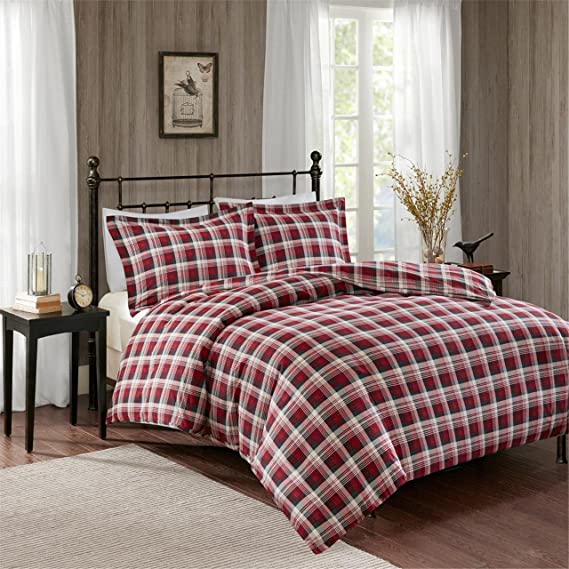 Woolrich Tasha Flannel Duvet Mini Set Red King