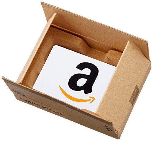 Amazon.com Gift Card in a Mini Amazon Shipping Box (Various Card Designs)