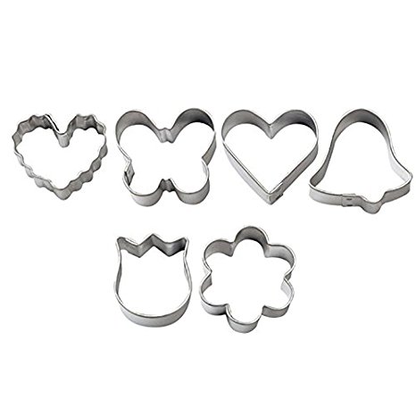 Wilton Mini Romantic Metal Cookie Cutter Set