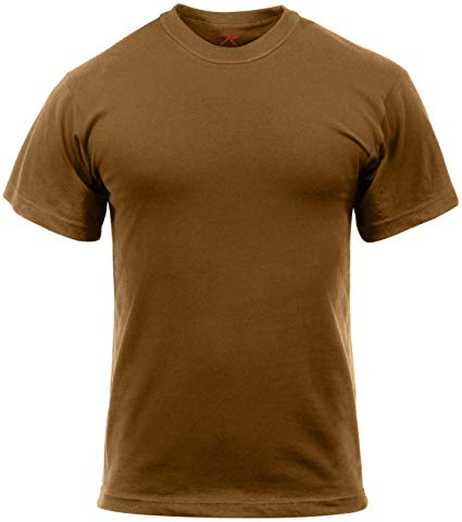 Rothco Solid Color Cotton/Polyester Blend Military T-Shirt