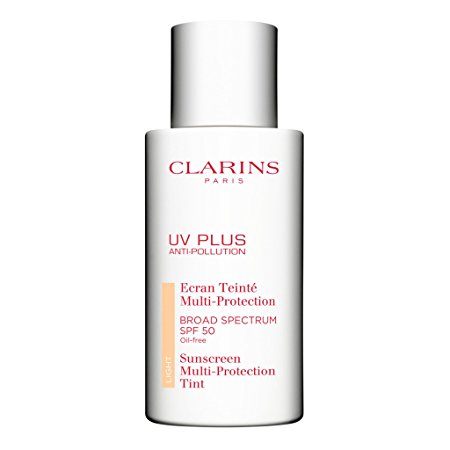 Clarins UV PLUS Anti-Pollution Broad Spectrum SPF 50 Tinted Sunscreen Multi-Protection -1.7 Oz (Medium Tint)