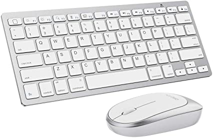 OMOTON Wireless Bluetooth Keyboard and Mouse for iPad (iPadOS 13 or Above), Compatible with iPad 10.2 (7th Gen), iPad Pro 11/12.9, iPad Air 10.5, iPad 9.7, iPad Mini 5/4 and Other Bluetooth Enabled Devices