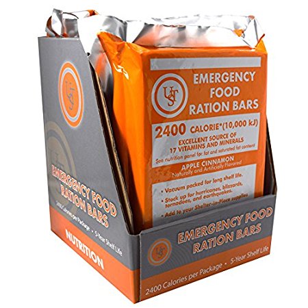 UST Emergency Food Ration Bars, 4-Pack