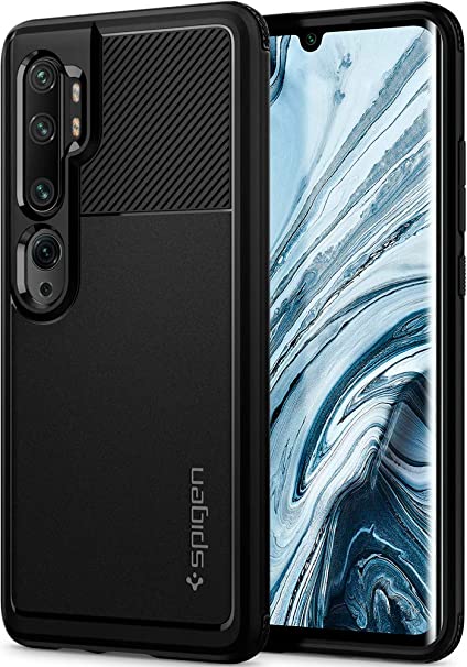 Spigen Rugged Armor Designed for Xiaomi Mi Note 10 / Mi Note 10 Pro Case (2019) - Matte Black