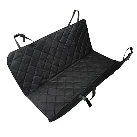 Cymas Pet Seat Cover, Dog Hammock, Waterproof Seat Cover with Non Slip Silicone Backing and Seat Anchors for Cars &Trucks