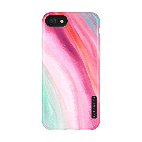iPhone 8 & iPhone 7 Case Watercolor, Akna Sili-Tastic Series High Impact Silicon Cover with Full HD  Graphics for iPhone 8 & iPhone 7 (Graphic 101882-C.A)