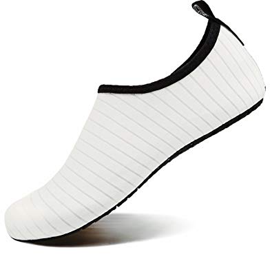 VIFUUR Water Sports Shoes Barefoot Quick-Dry Aqua Yoga Socks Slip-on Men Women Kids