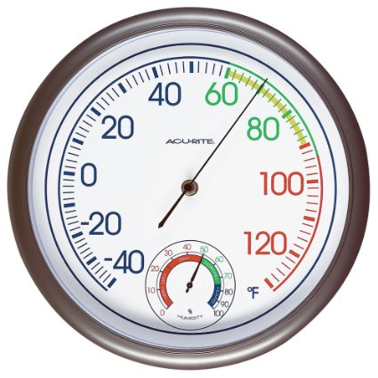 AcuRite 02362 11-Inch Thermometer and Hygrometer