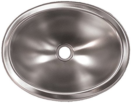 Heng's 20337 10" x 13" Stainless Steel Oval Sink