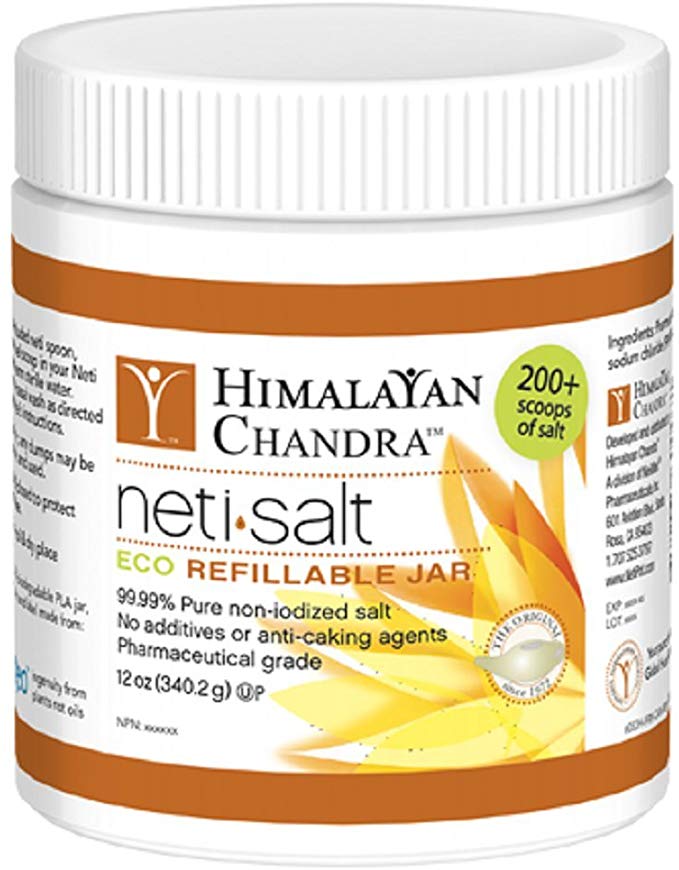 Himalayan Chandra Neti Pot Salt Jar, 12 oz